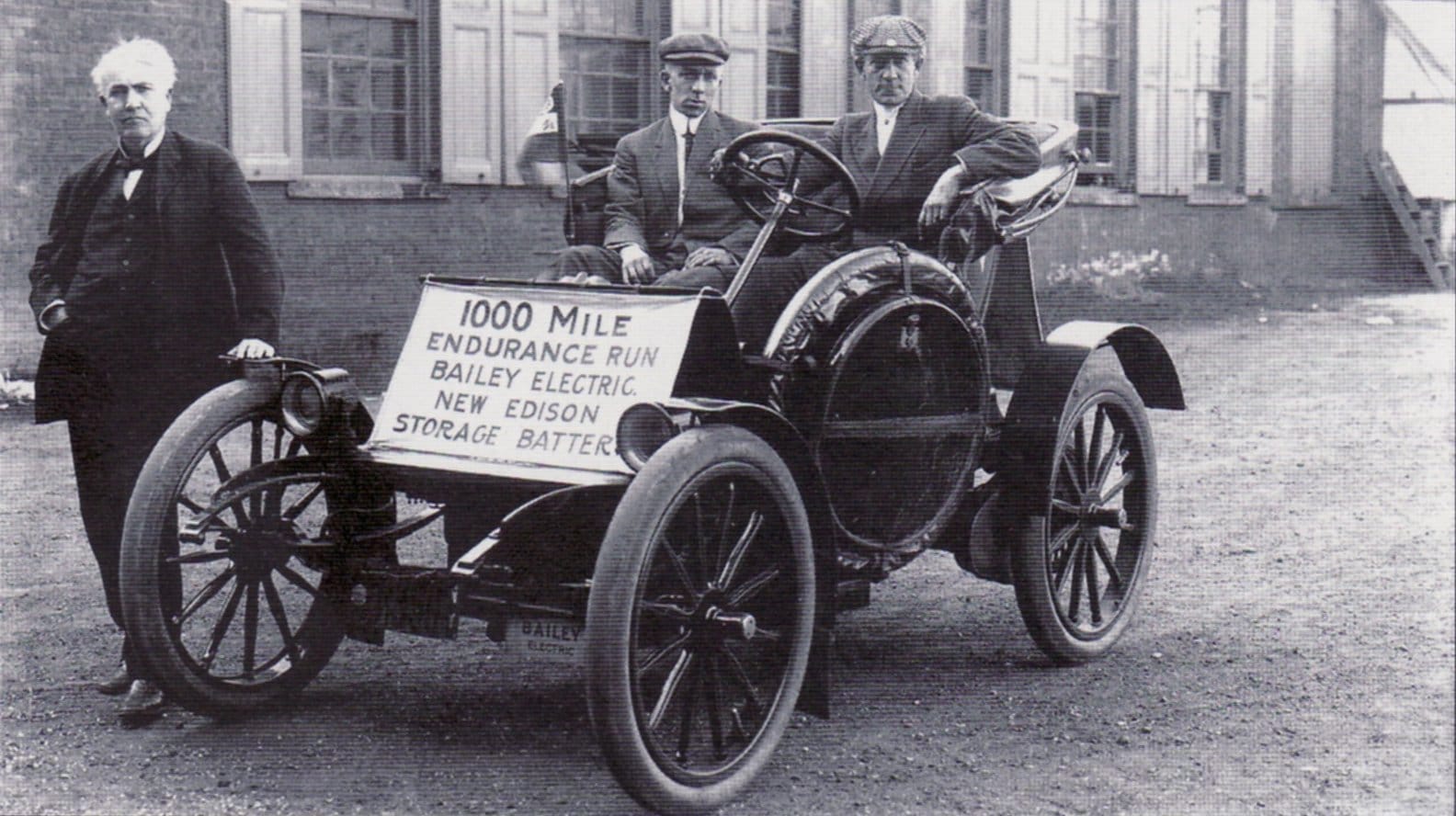 When Was The First Electric Car Battery Made?